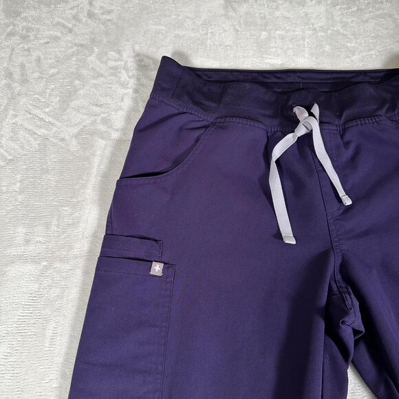 Figs Technical Collection Women Drawstring Scrub Pants Pockets Purple Size M - Picture 2 of 11